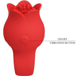 Fun Toys-Vibratore di dito a forma di rosa Jae, 10 — PRETTY LOVE · Vibratori (imaginea 7)