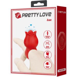 Fun Toys-Vibratore di dito a forma di rosa Jae, 10 — PRETTY LOVE · Vibratori (imaginea 9)