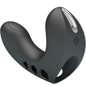 Fun Toys-Camelia Vibratore per Dito 7 Vibrazioni Nero-Silicone — PRETTY LOVE · Vibratori (imaginea 4)