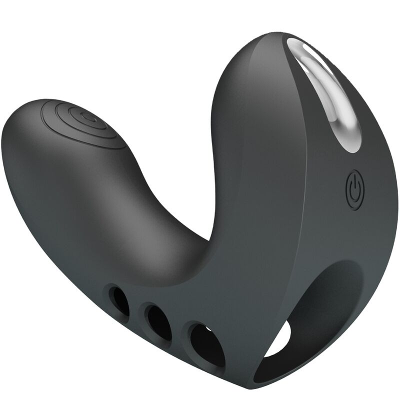 Fun Toys-Camelia Vibratore per Dito 7 Vibrazioni Nero-Silicone — PRETTY LOVE · Vibratori (imaginea 4)