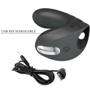 Fun Toys-Camelia Vibratore per Dito 7 Vibrazioni Nero-Silicone — PRETTY LOVE · Vibratori (imaginea 6)
