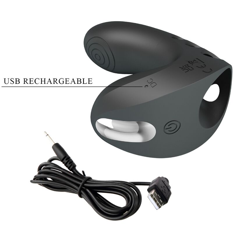 Fun Toys-Camelia Vibratore per Dito 7 Vibrazioni Nero-Silicone — PRETTY LOVE · Vibratori (imaginea 6)