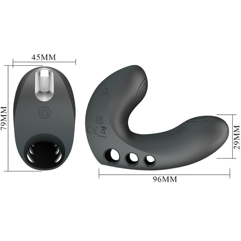 Fun Toys-Camelia Vibratore per Dito 7 Vibrazioni Nero-Silicone 2 Fun Toys-Camelia Vibratore per Dito 7 Vibrazioni Nero-Silicone — PRETTY LOVE · Vibratori (imaginea 2)
