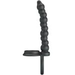 For Him-Dillion Anello fallico con doppia penetrazione, Nero-Silicone — PRETTY LOVE · Anelli & Guaine per pene