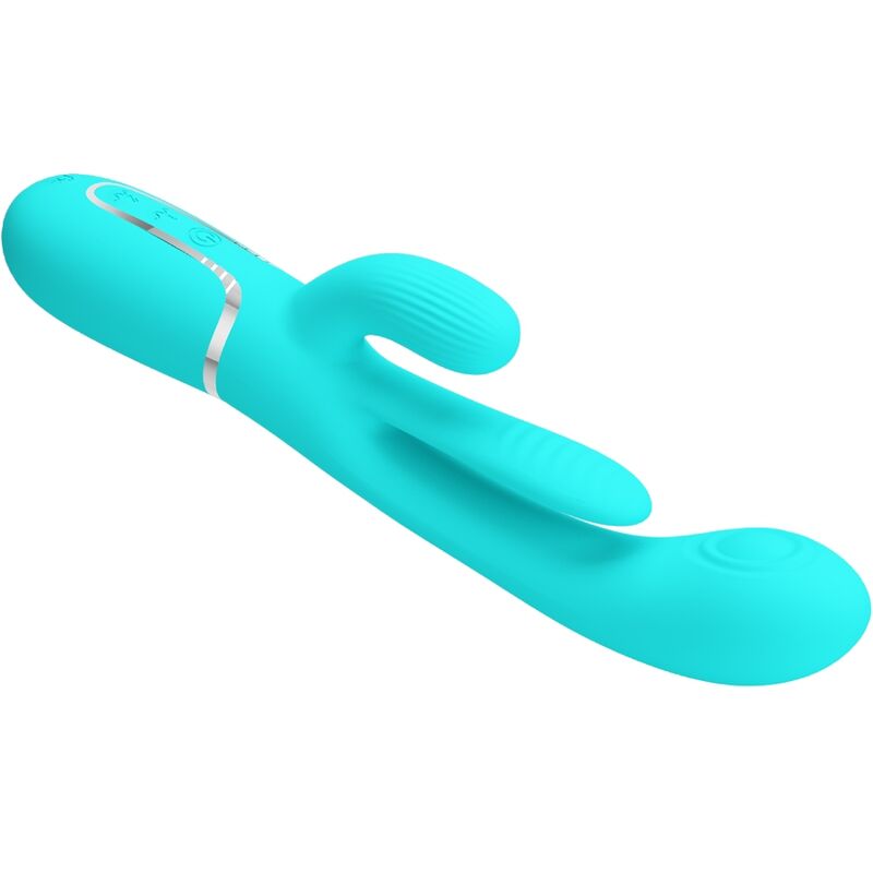 High Tech-Shania Triple Rabbit Vibratore Multifunzione 3 in 1 — PRETTY LOVE · Vibratori (imaginea 4)