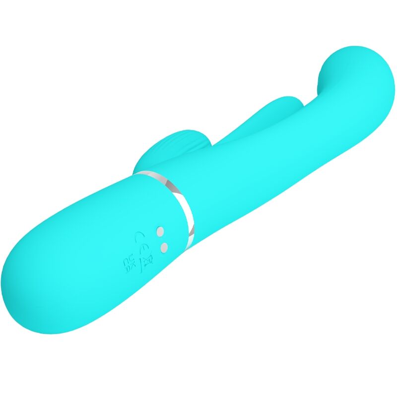 High Tech-Shania Triple Rabbit Vibratore Multifunzione 3 in 1 — PRETTY LOVE · Vibratori (imaginea 6)