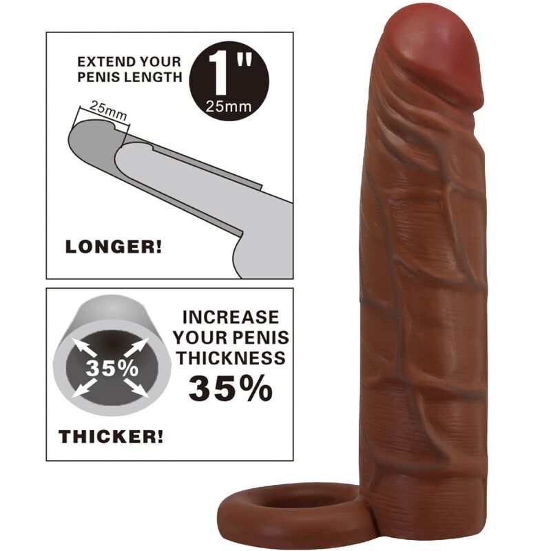 For Him-Kaile Guaina per pene con Estensione 2,5 cm — PRETTY LOVE · Anelli & Guaine per pene (imaginea 6)