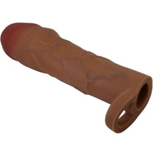 For Him-Hani Guaina per pene con Estensione di 5 cm Mulatto-TPR 9 For Him-Hani Guaina per pene con Estensione di 5 cm Mulatto-TPR — PRETTY LOVE · Anelli & Guaine per pene (imaginea 2)