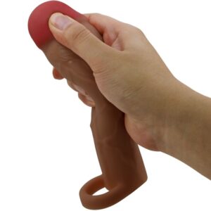 For Him-Hani Guaina per pene con Estensione di 5 cm Mulatto-TPR 11 For Him-Hani Guaina per pene con Estensione di 5 cm Mulatto-TPR — PRETTY LOVE · Anelli & Guaine per pene (imaginea 4)