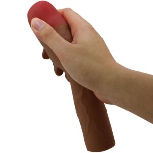 For Him-Kylian Guaina Pene con Estensione 7,6 cm Mulatto-TPR 11 For Him-Kylian Guaina Pene con Estensione 7,6 cm Mulatto-TPR — PRETTY LOVE · Anelli & Guaine per pene (imaginea 4)