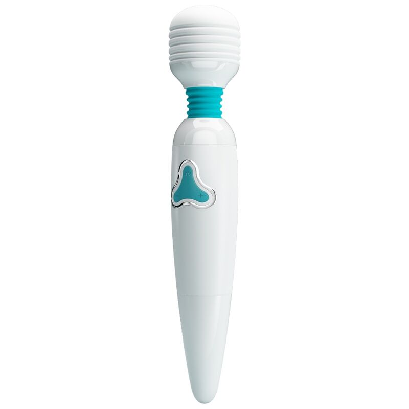 High Tech-Cloud Wand Bastone Vibratore 7 Vibrazioni, Bianco-Silicone, 7 2 High Tech-Cloud Wand Bastone Vibratore 7 Vibrazioni, Bianco-Silicone, 7 — PRETTY LOVE · Vibratori (imaginea 2)