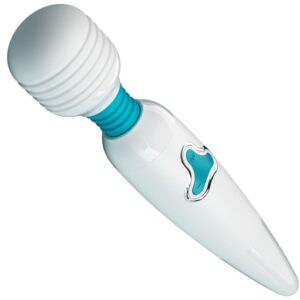 High Tech-Cloud Wand Bastone Vibratore 7 Vibrazioni, Bianco-Silicone, 7