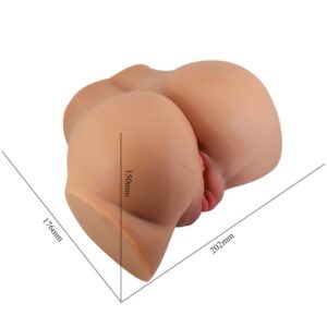 Crazy Bull-Emilia Ass Vibratore con vagina e ano realistico · Masturbatori (imaginea 9)