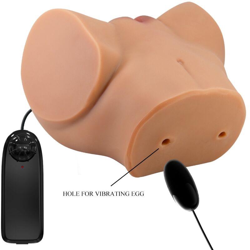 Crazy Bull-Emilia Ass Vibratore con vagina e ano realistico · Masturbatori (imaginea 10)