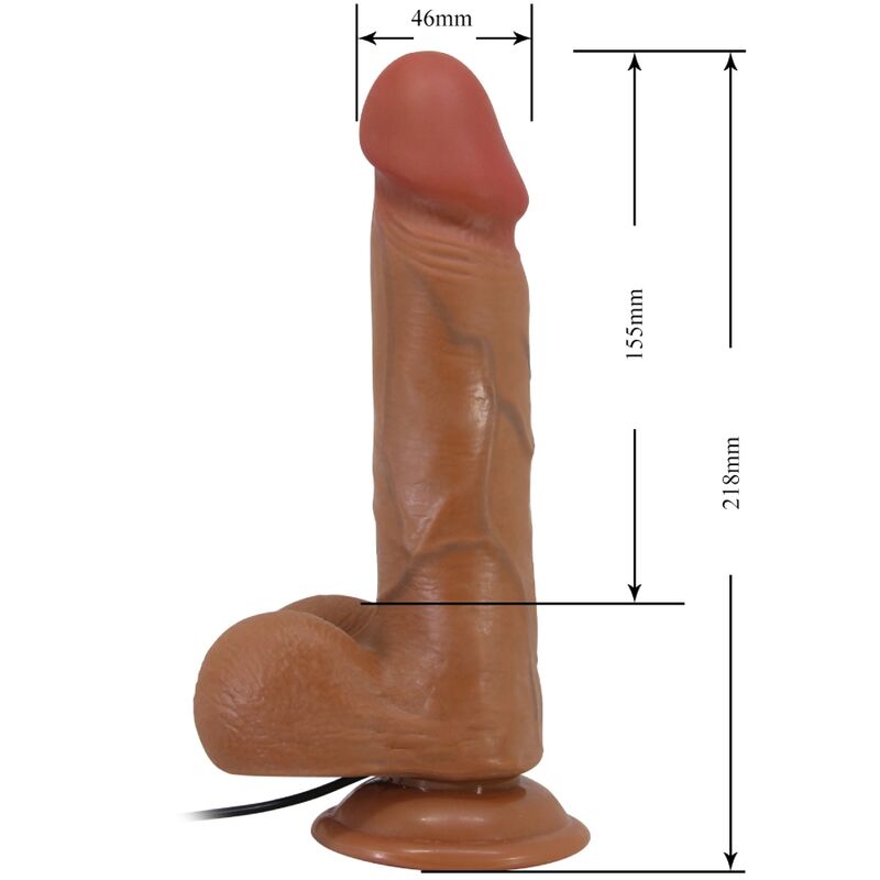 Baile-Bahamut Vibrator Realist 21.8 cm Flesh, Telecomando · Vibratori (imaginea 6)