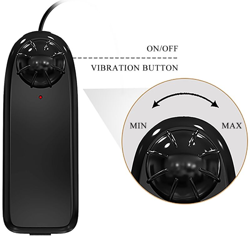 Baile-Bahamut Vibrator Realist 21.8 cm Flesh, Telecomando · Vibratori (imaginea 8)
