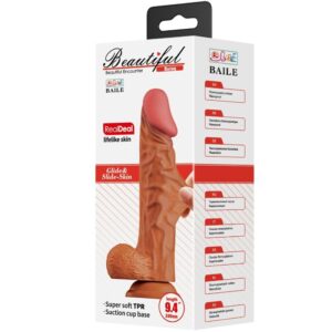 Baile-Buraq Dildo Realistico 24 cm Colore Pelle-Waterproof, Ventosa · Dildo & Stimolatori (immagine 6)