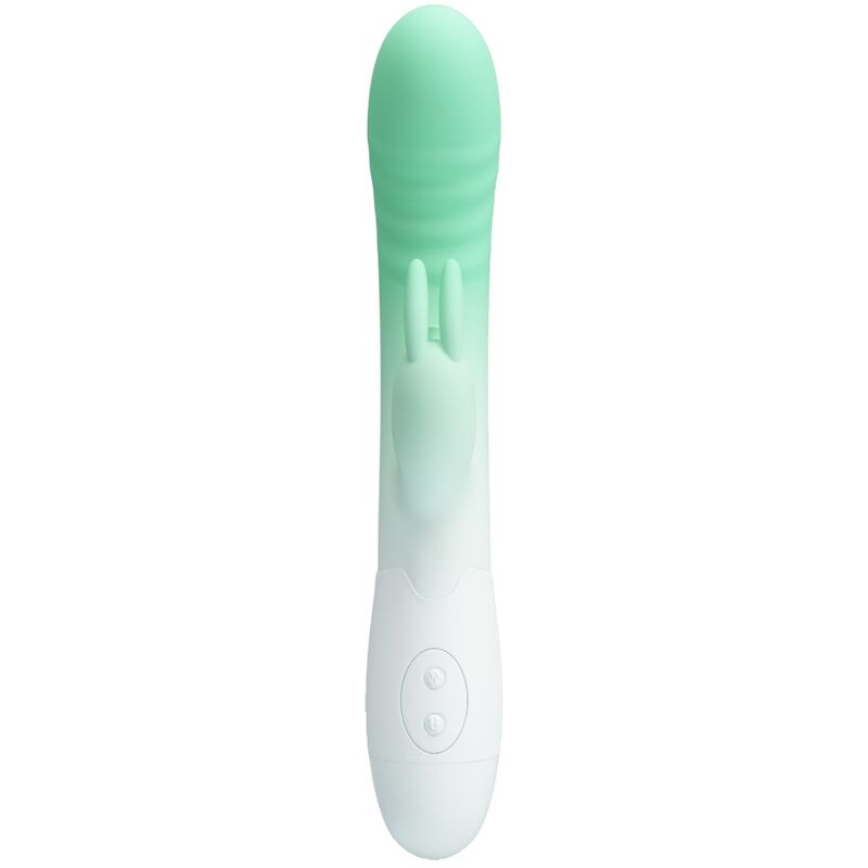 High Tech-Cerberus Rabbit Vibratore 30 Vibrazioni Verde-Silicone, 12 — PRETTY LOVE · Vibratori (immagine 2)