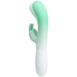 High Tech-Cerberus Rabbit Vibrator 30 Vibrazioni Verde-Silicone, 12 — PRETTY LOVE · Vibratori