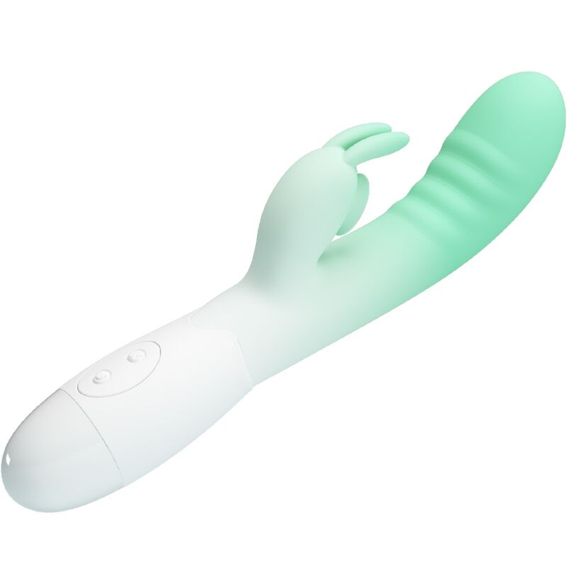 High Tech-Cerberus Rabbit Vibratore 30 Vibrazioni Verde-Silicone, 12 — PRETTY LOVE · Vibratori (immagine 5)