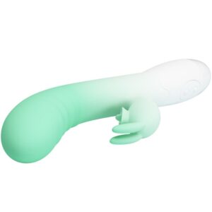 High Tech-Cerberus Rabbit Vibratore 30 Vibrazioni Verde-Silicone, 12 — PRETTY LOVE · Vibratori (immagine 8)
