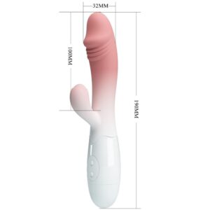 High Tech-Snappy Rabbit Vibrator 30 Vibrazioni Rosa-Silicone, 12 13 High Tech-Snappy Rabbit Vibrator 30 Vibrazioni Rosa-Silicone, 12 — PRETTY LOVE · Vibratori (imaginea 5)