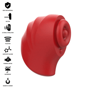 Intense High Tech-Donnie Clitoride Stimolatore Rosso/Verde-Silicone 345 Intense High Tech-Donnie Clitoride Stimolatore Rosso/Verde-Silicone