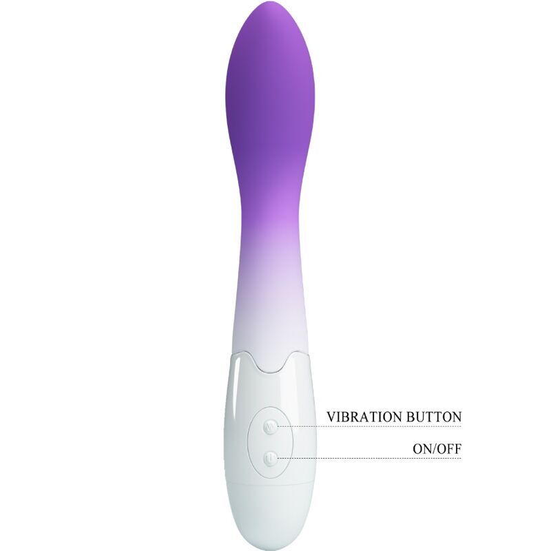 High Tech-Bishop Vibratore G-spot 30 Vibrazioni Viola-Silicone, 12 3 High Tech-Bishop Vibratore G-spot 30 Vibrazioni Viola-Silicone, 12 — PRETTY LOVE · Vibratori (imaginea 3)