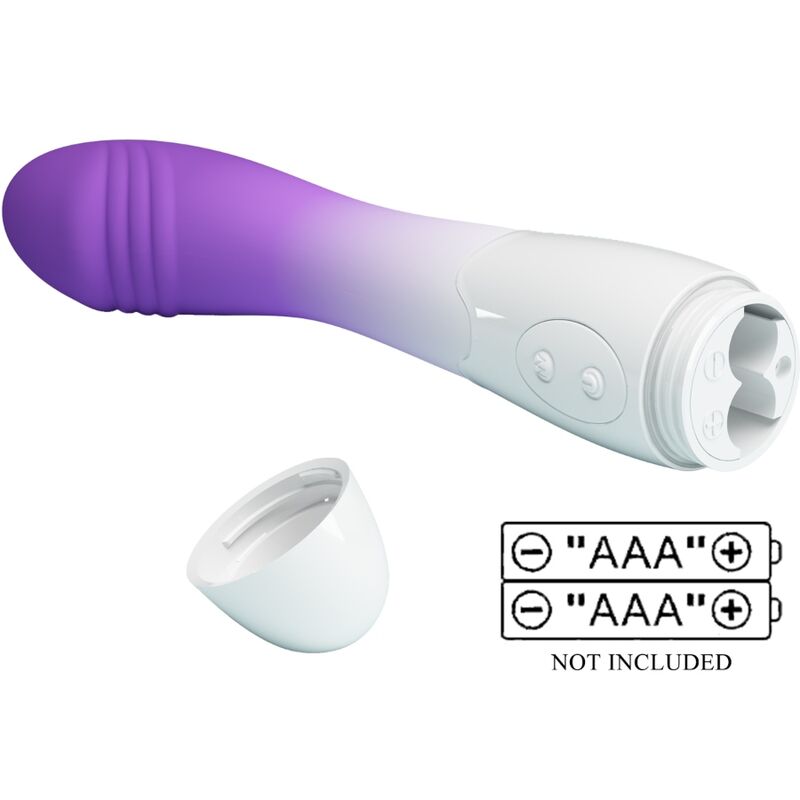 High Tech-Elementale Vibratore G-spot 30 Vibrazioni Viola-Silicone, 12 — PRETTY LOVE · Vibratori (imaginea 5)