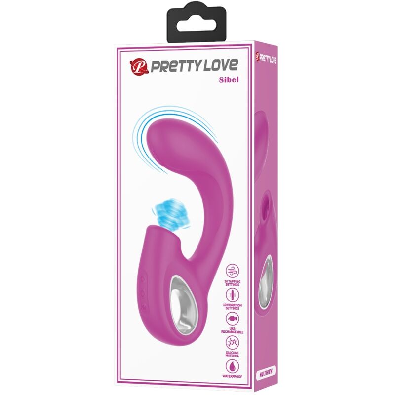 High Tech-Sibel Vibratore G-spot + Stimolatore Clitoride 10 3 High Tech-Sibel Vibratore G-spot + Stimolatore Clitoride 10 — PRETTY LOVE · Vibratori (imaginea 3)