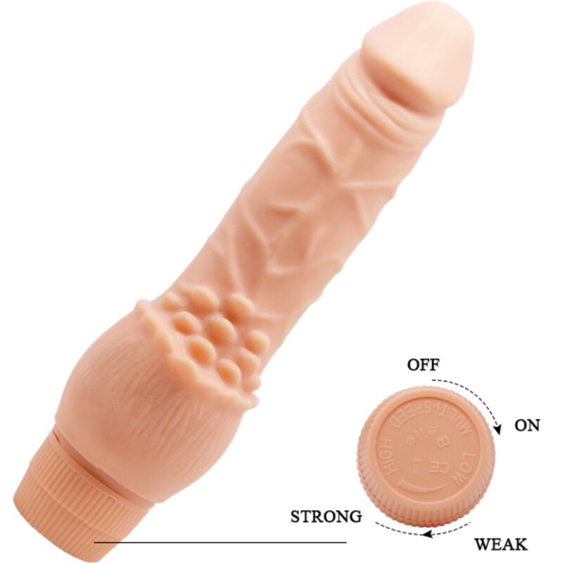 Baile-Barbara Realistic Vibrator 19.5 cm Flesh-TPR 4 Baile-Barbara Realistic Vibrator 19.5 cm Flesh-TPR · Vibratori (imaginea 4)