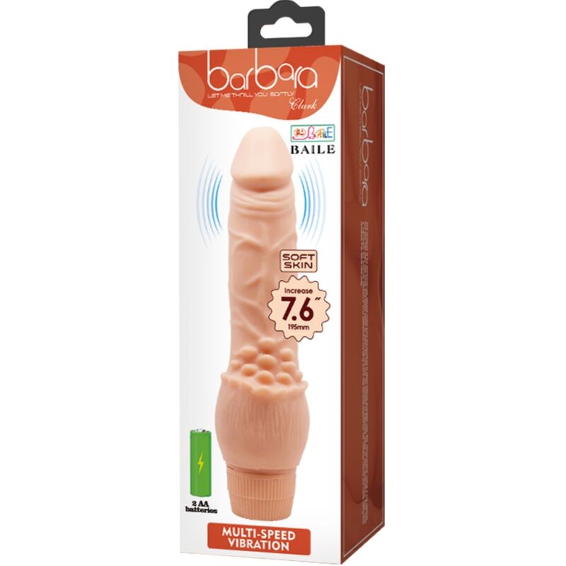 Baile-Barbara Realistic Vibrator 19.5 cm Flesh-TPR 5 Baile-Barbara Realistic Vibrator 19.5 cm Flesh-TPR · Vibratori (imaginea 5)