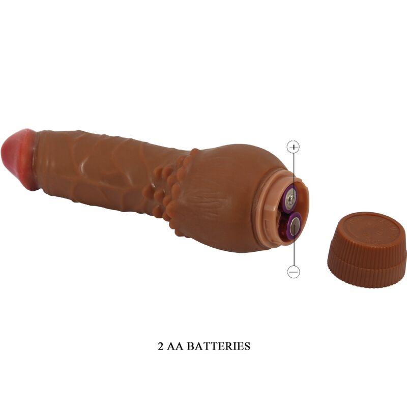 Baile-Barbara Realistic Vibratore 19.5 cm Mulatto-TPR · Vibratori (immagine 2)