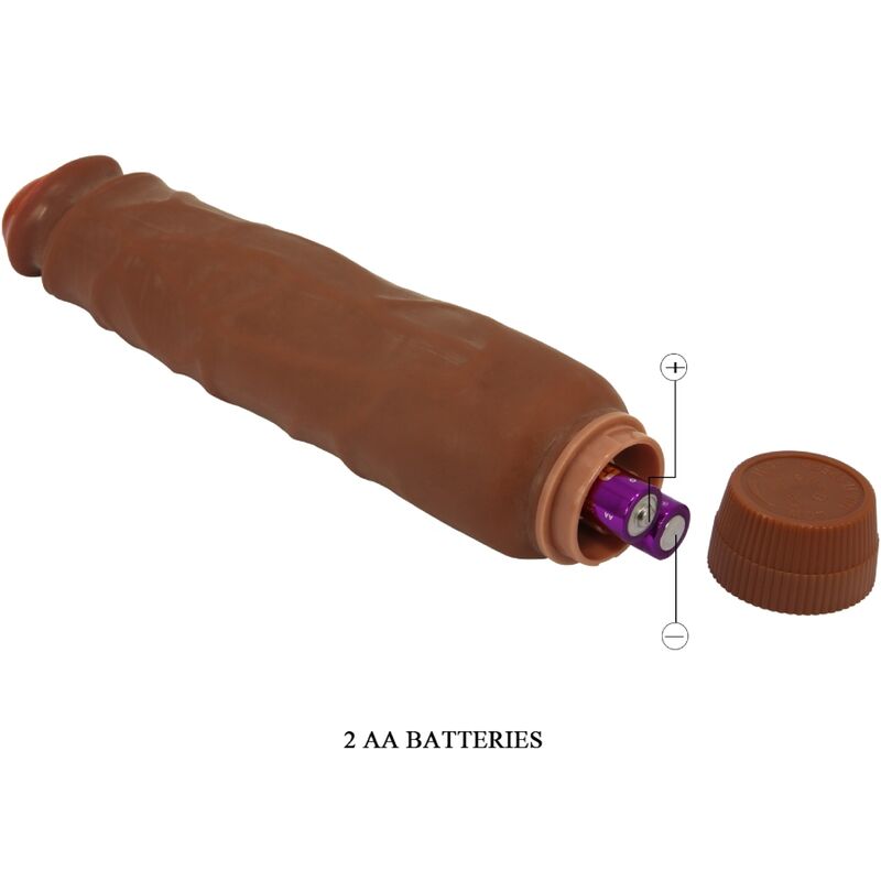 Baile-Jack Realistico Vibratore 26 cm Mulatto-TPR · Vibratori (imaginea 5)