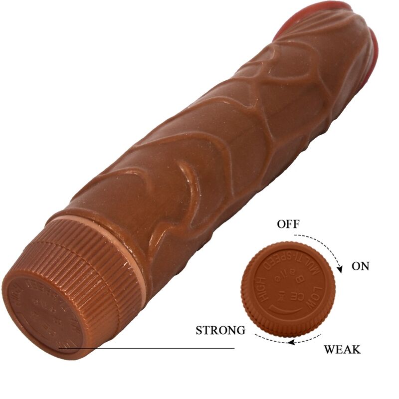 Baile-Bob Vibrator Realist 22.5 cm Mulatto-TPR 4 Baile-Bob Vibrator Realist 22.5 cm Mulatto-TPR · Vibratori (imaginea 4)