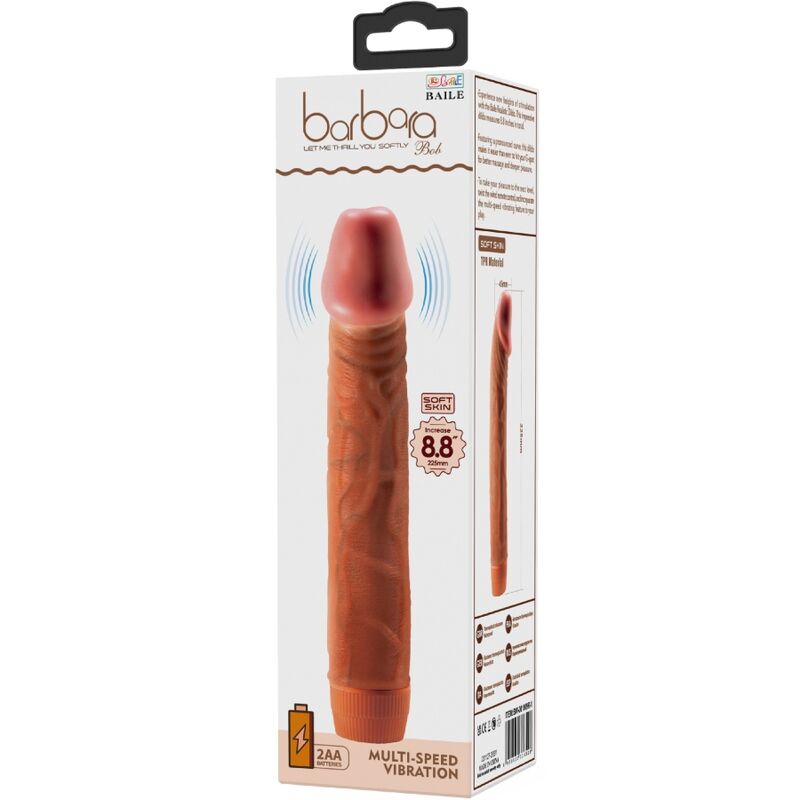 Baile-Bob Vibrator Realist 22.5 cm Mulatto-TPR 6 Baile-Bob Vibrator Realist 22.5 cm Mulatto-TPR · Vibratori (imaginea 6)