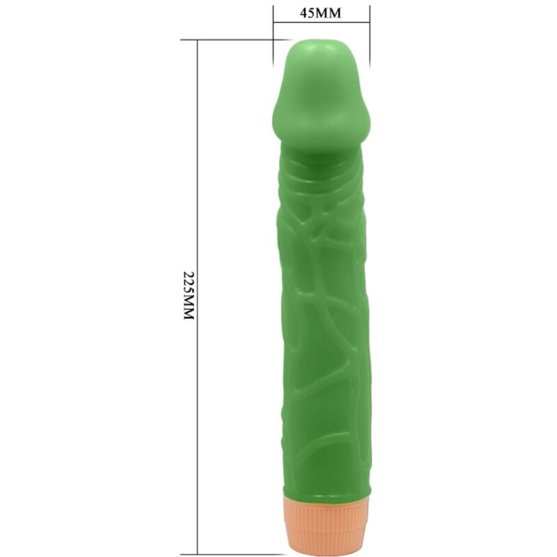 Baile-Bill Vibratore Realistico 22.5 cm Verde-TPR · Vibratori (immagine 4)