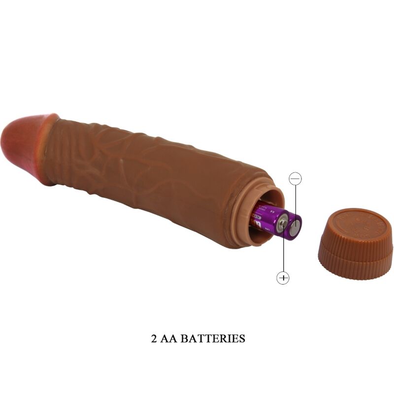Baile-Jeff Realistic Vibratore 19.5 cm Mulatto-TPR · Vibratori (immagine 2)