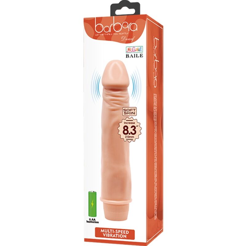 Baile-Dwarf Vibrator Realist 21 cm Flesh-TPR · Vibratori (imaginea 5)