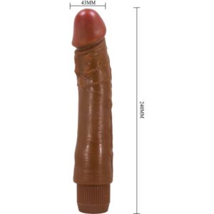 Baile-Dybbuk Realistico Vibratore 24 cm Mulatto-TPR · Vibratori (immagine 5)