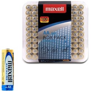 Maxell-Batterie alcaline AA LR6 Pacchetto*100 · Batterie & Accessori