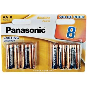 Panasonic-Batterie alcaline bronzo AA LR6 Blister*8 · Batterie & Accessori