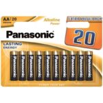 Panasonic-Batterie alcaline bronzo AA LR6 Blister*20 · Batterie & Accessori