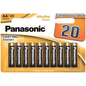 Panasonic-Batterie alcaline bronzo AA LR6 Blister*20 · Batterie & Accessori