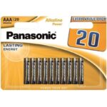 Panasonic-Bronzo Alcalino AAA LR03 Blister*20 · Batterie & Accessori