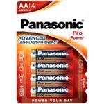 Panasonic-Pro Power Alkaline Batteria AA LR6 Blister*4 · Batterie & Accessori