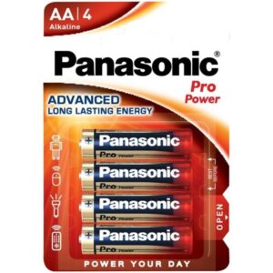 Panasonic-Pro Power Alkaline Batteria AA LR6 Blister*4 · Batterie & Accessori