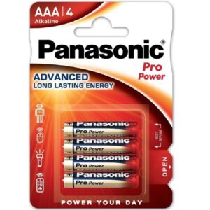 Panasonic-Pro Power Alkaline Batteria AAA LR03 Blister*4