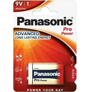 Panasonic-Pro Power Alkaline 9V LR61 Batteria, Blister*1
