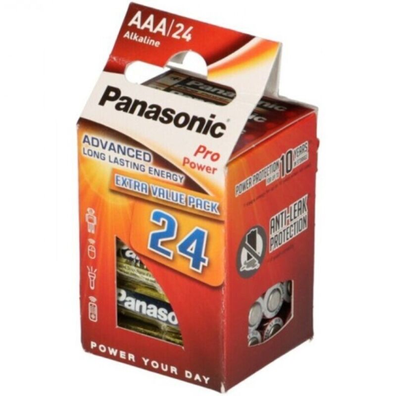 Panasonic-Pro Power Alkaline AAA LR03 Pack*24 · Batterie & Accessori